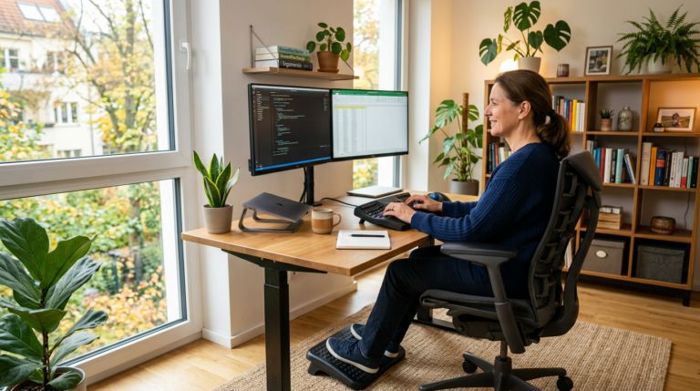 Arbeitszimmer ergonomisch einrichten: So gelingt das Homeoffice
