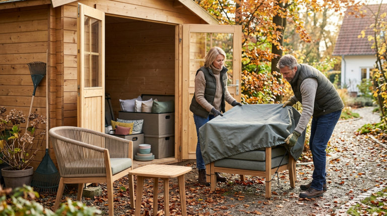 Gartenmöbel überwintern: So lagert man richtig ein